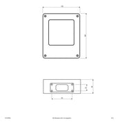 EVN Lichttechnik - Decken-/Wandleuchte P-LED Wandanbauleuchte C54150502 dgr 230V 5W 3000K IP54