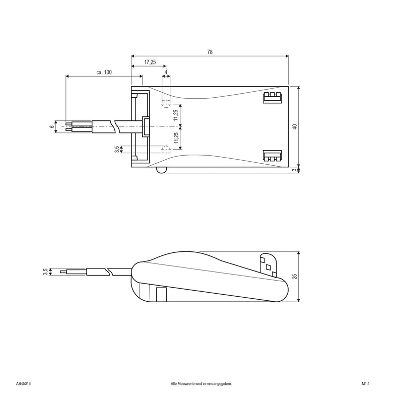 EVN Lichttechnik - Zubehör/Ersatzteile für LED-Betriebsgeräte und -module Anschlussbox 3-fach AB40016 max.400V-max.16A