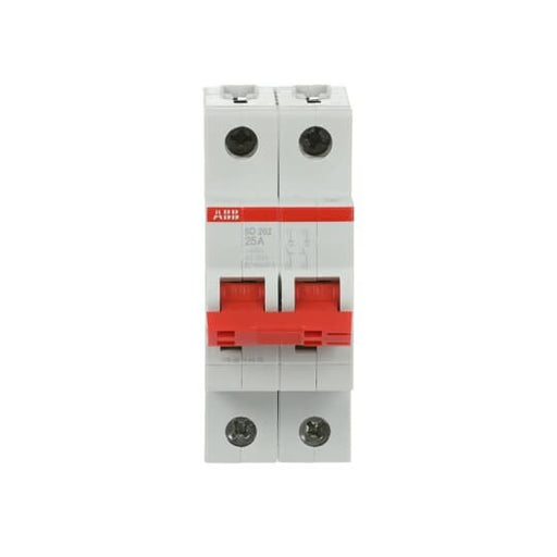ABB Stotz S&J - Schalter für Reiheneinbau Lasttrennschalter SD202/25 2-polig, 25A