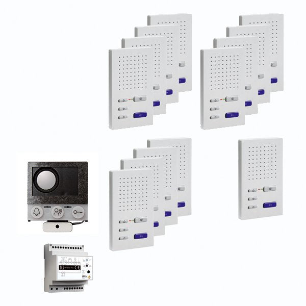 TCS Tür Control - Türsprech-Set audio:pack Einbau PAIF130/004 für 13 Wohneinheit