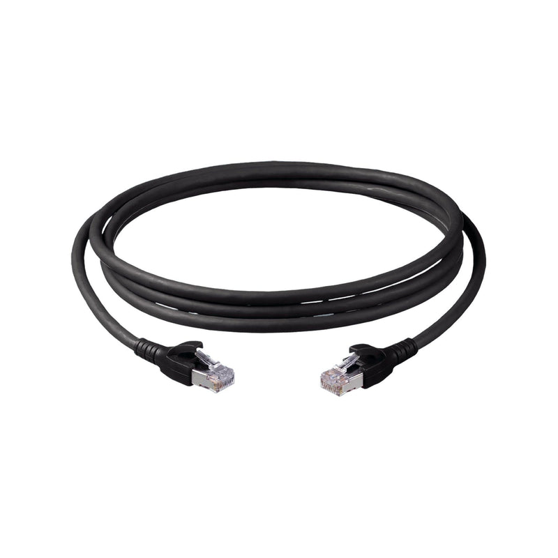 Corning - Patchkabel Kupfer Patchkabel Cat.6A 2m sw CCAAGB-G6002-A020-C0 2xRJ45 S/FTP