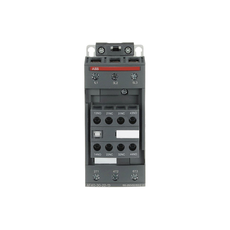 ABB Stotz S&J - Leistungsschütz zum Schalten von Wechselstrom Schütz AF40-30-22-13 100-250V 50/60Hz/DC