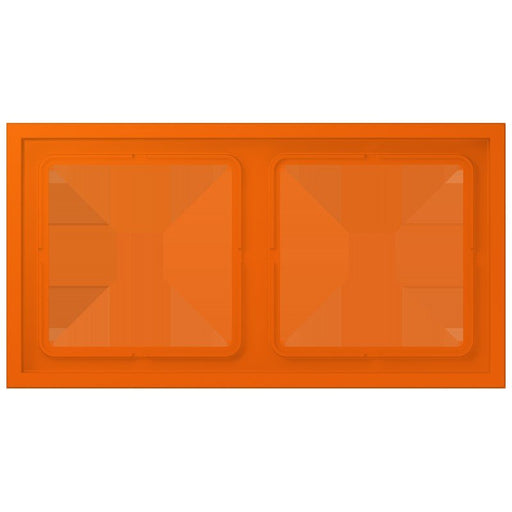 Jung - Abdeckrahmen Rahmen 2-fach LCZ 982 BF 224 orange