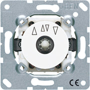 Jung - Jalousieschalter/-taster Jalousie-Drehschalter 1234.20 WW 2-pol., 10 A 250 V − 1 Stück