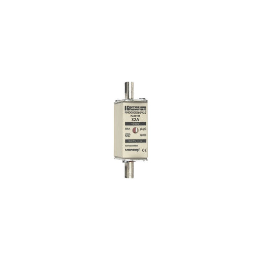 Mersen - Messersicherung NH-Sicherungseinsatz SF NH000GG69V32 Gr.000 gG 32A/690VKM − 3 Stück