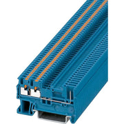 Phoenix Contact - Durchgangs-Reihenklemme Durchgangsreihenklemme PT 1,5/S-TWIN/1P BU − 50 Stück