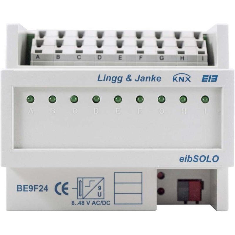 Lingg&Janke - Bussystem-Binäreingang Binäreingang 9f. 6TE BE9F24 24V AC/DC − 1 Stück