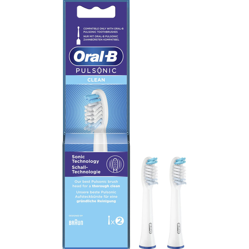 ORAL-B - Zubehör/Ersatzteile für Körperpflegegeräte Aufsteckbürste EB PulsonicClean 2er Mundpflege-Zubehör  − 1 Stück