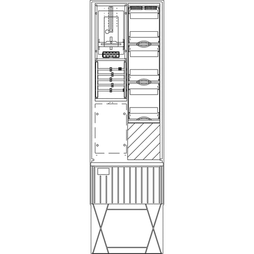 Elsta Mosdorfer - Zähler-Komplettschrank Zähleranschlusssäule ZS341.N4.24 A340 N4 1Z 3.HZ 24TE