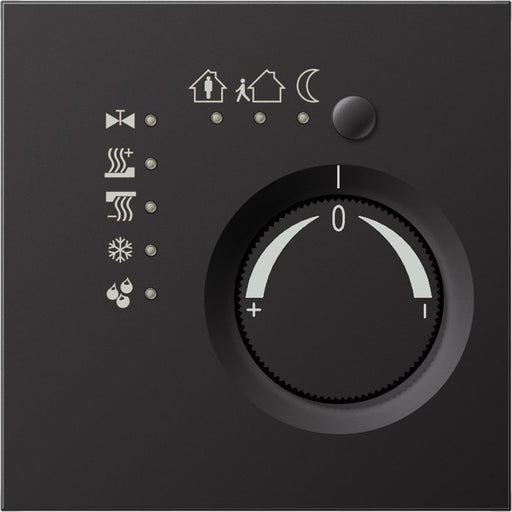 Jung - Bussystem-Raumtemperaturregler KNX Stetigregler AL 2178 D Serie LS, dark