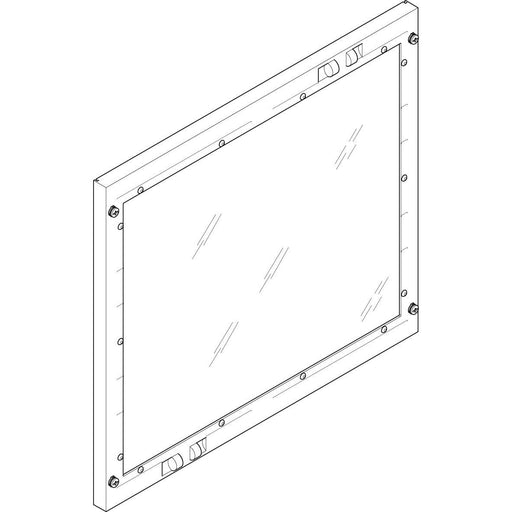 ABN - Abdeckung für Verteilerfeld Abdeckplatte FAS23N 500x450mm 2FB/3RE