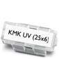 Phoenix Contact - Kabelmarkierungssystem Kabelmarkerträger KMK UV (25X6) transparent, 25x6mm − 100 Stück