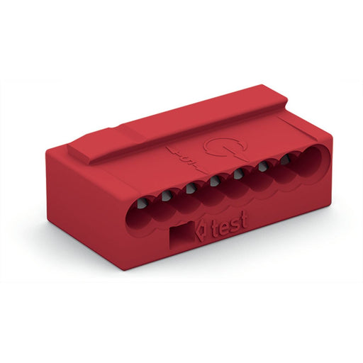 WAGO - Steckklemme Verb.dosenklemme 243-808 rt 8x0,6-0,8mm − 50 Stück