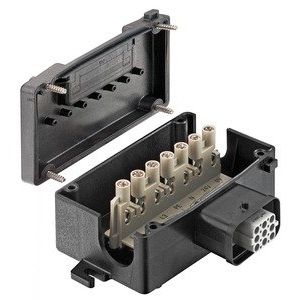 Harting - Installationskleinverteiler Energieverteiler 1xHan 09120084811 Q8/0 Buchseneinsatz