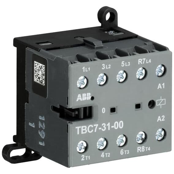 ABB Stotz S&J - Leistungsschütz zum Schalten von Wechselstrom Kleinschütz TBC7-31-00-62 77-143V DC