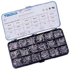 Mersen - Zylindrische Sicherung G-Sicherungssortiment Box MIBOX5SM 5x20 mittelträge AC2