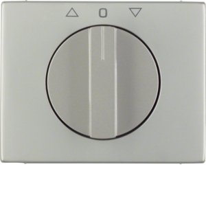Berker - Abdeckung/Bedienelement für Installationsschalterprogramme Zentralstück mit Knebel. 1077710400 J-Ta-Ra K5 Edelst