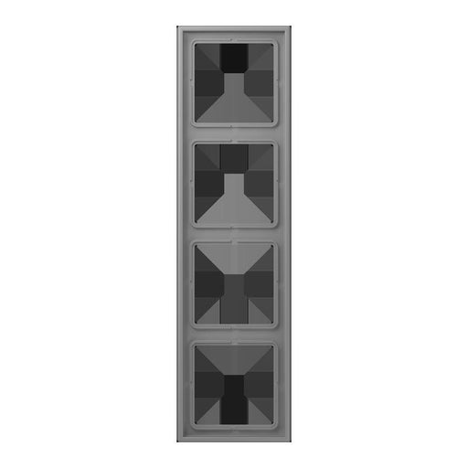 Jung - Abdeckrahmen Rahmen 4-fach LC 984 203 gris 31