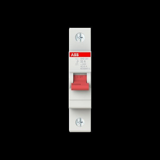 ABB Stotz S&J - Schalter für Reiheneinbau Lasttrennschalter SHD201/32 1-polig, 32A