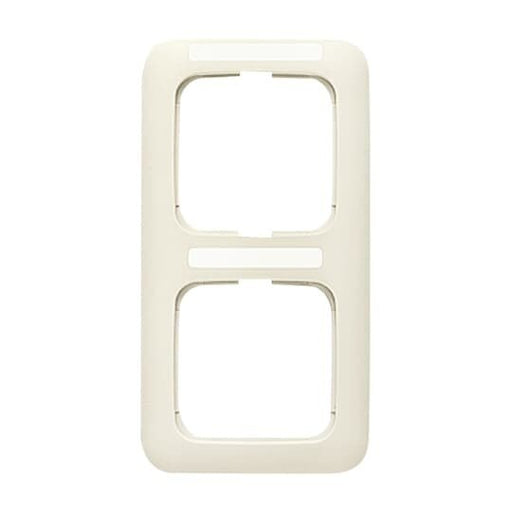 Busch-Jaeger - Abdeckrahmen Rahmen 2-fach 1722 NS-212 weiß, senkr. Sichtf. − 1 Stück by Busch-Jaeger
