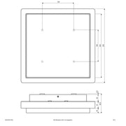 EVN Lichttechnik - Decken-/Wandleuchte LED-Anbauleuchte DAQH54141502 3000K IP54 anth