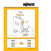 WAGO - Warn-/Hinweisschild Handhabungsaufkleber 210-400/000-003 f. Klemmen 185mm²