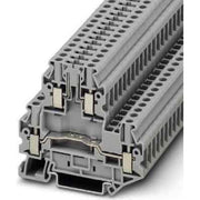 Phoenix Contact - Trenn- und Messtrenn-Reihenklemme Doppelstockklemme UTTB 4-TG − 50 Stück