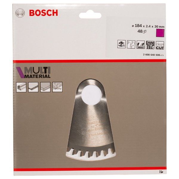 Bosch - Kreissägeblatt PRO Multi Material 2608640506 Kreissägeblatt 184 x