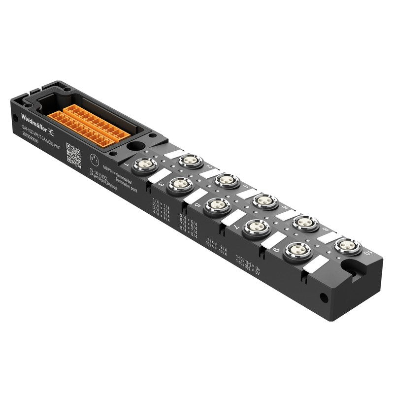 Weidmüller - Passiver Sensor-/Aktor-Verteiler (ohne Leitung) Sensor-/Aktor-Verteiler SAI10ZVPUT3AM08LPNP Komplett-Modul