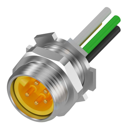 Balluff - Rundsteckverbinder, feldkonfektionierbar (Industriesteckverbinder) Flanschsteckverbinder BCC A355-000#BCC098P − 1 S
