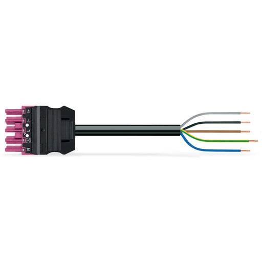 WAGO - Konfektionierte Leitung für steckbare Gebäudeinstallation konfekt. Anschlussleitung 771-9935/106-307/080 Eca,Buchse