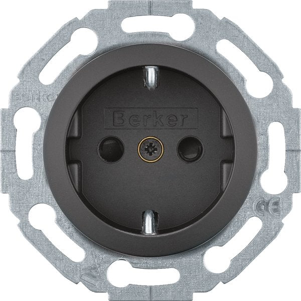 Berker - Schalter-/Steckdosenkombination Steckdose Schuko MAN0100817 variable Einbaulage