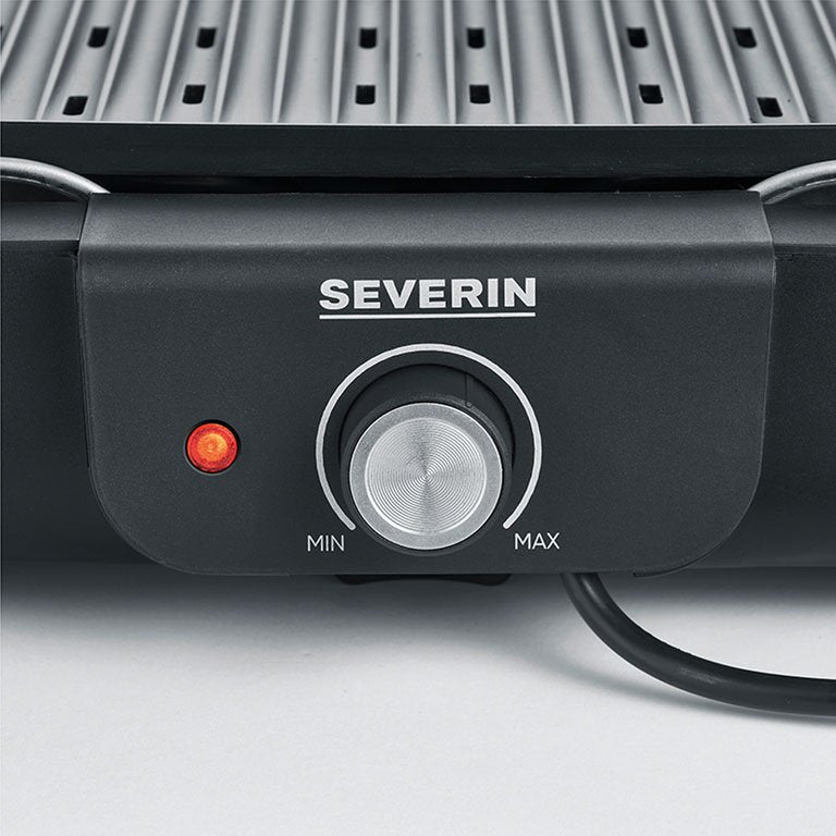 Severin - Grillgerät Barbecue-Grill Tisch PG 8556 sw Aluminium-Druckguss  − 2 Stück