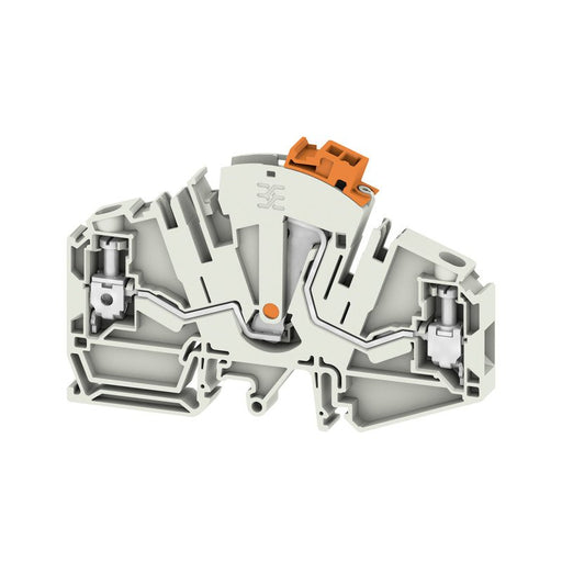 Weidmüller - Trenn- und Messtrenn-Reihenklemme Klemme WTTB 6 LTGY Schraubanschl.,6mm² − 50 Stück
