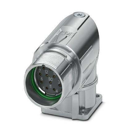 Phoenix Contact - Rundsteckverbinder, Einbau (ohne Leitung) Gerätesteckverbinder M23-12S2N8AA500S Vorderwand