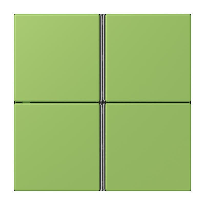 Jung - Abdeckung/Bedienelement für Installationsschalterprogramme Tastensatz 4fach LC 404 TSA 220 vert 31
