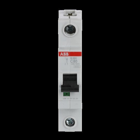 ABB Stotz S&J - Leitungsschutzschalter Sicherungsautomat S201-C80 6kA, 80A, 1P