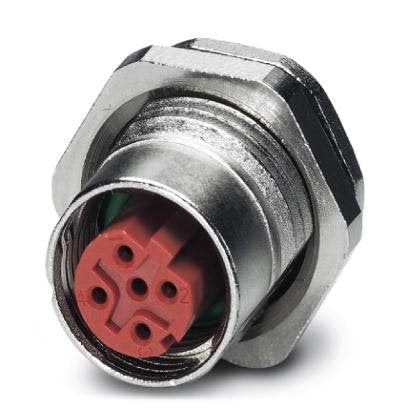 Phoenix Contact - Rundsteckverbinder, feldkonfektionierbar (Industriesteckverbinder) Einbausteckverbinder SACC-DSI-FSD#1457966 − 20 Stück