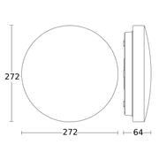 Steinel - Decken-/Wandleuchte Sensor-LED-Innenleuchte RS PRO P1-R FL S WW P1 flat 3000k
