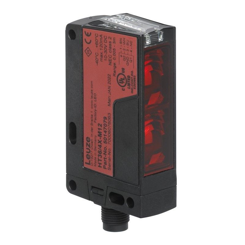 Leuze - Lichttaster mit Hintergrundausblendung Taster Hintergrundausblen. HT36/PX-M12