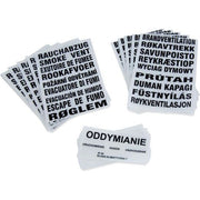 WindowMaster - Kennzeichnungsmaterial Aufkleber Rauchabzug WSK 402 01 mehrsprach.10Blätter