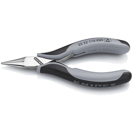 Knipex - Spezialwerkzeug für Kommunikationstechnik Elektronik-Greifzange 35 22 115 ESDSB ESD, 115mm