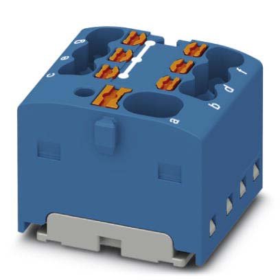 Phoenix Contact - Durchgangs-Reihenklemme Verteilerblock PTFIX 4/6X1,5 BU − 20 Stück