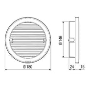 Maico - Zubehör/Ersatzteile für Ventilatoren Außenabdeckung PP 45 AKB beige, f. E-Set PP45 − 1 Stück