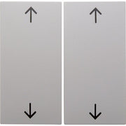 Berker - Abdeckung/Bedienelement für Installationsschalterprogramme Wippe pws/gl 16448989 Symbol Pfeil