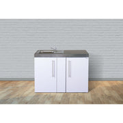 Stengel - Mini-Küche Miniküche Premiumline MP120KSKSreBli weiß