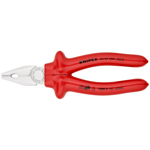 Knipex - Kombizange 03 07 200 verchromt, 200mm