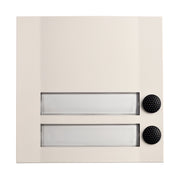 Grothe - Klingeldrücker Klingeltaster 2fach DOMOLUX DUO WS/SW 90x90x18,5mm, ws/sw
