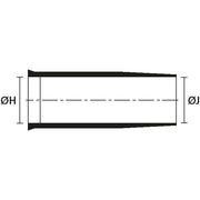 HellermannTyton - Aufteilkappe Warmschrumpfformteilsteck. 157-42-G-WM250-POXBK