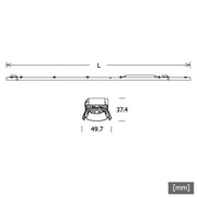 LTS Licht&Leuchten - Lichtleiste LED-Lichteinsatz LKL060108300705U16D. 830, DALI